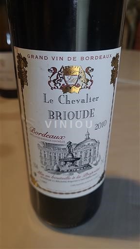 Bordeaux Le Chevalier BRIOUDE 2010