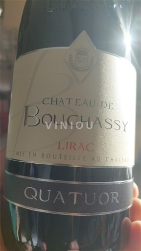 Weine Rouge sec Quatuor Château Bouchassy 2015 Frankreich Rhônetal Lirac AOC