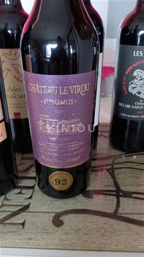 Bordeaux Blaye-Côtes-de-Bordeaux Château Le Virou Sublimus Ohne Jahrgang