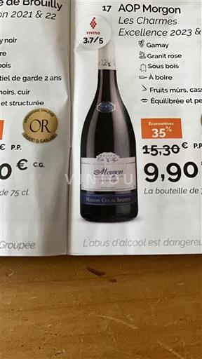 Beaujolais Morgon Maison Coquard Les Charmes Excellence 2023
