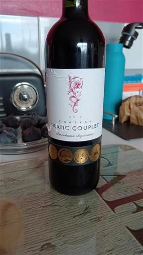 Burdeos No especificado Château Franc Couplet 2015