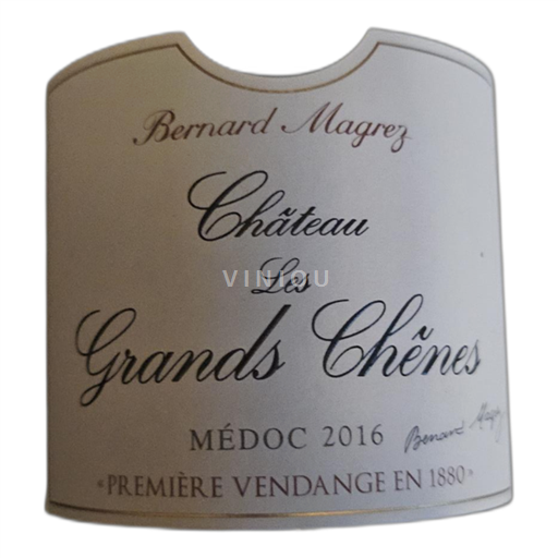 Bordeaux Médoc Château Les Grands Chênes 2016