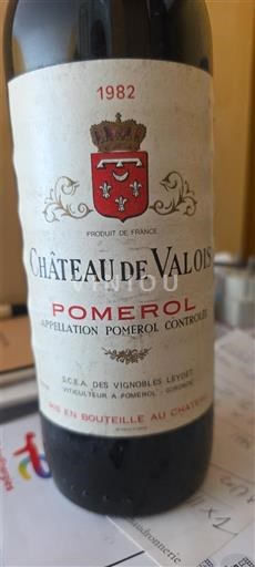 Bordeaux Pomerol Château Valois 1982