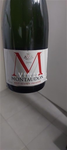 Šampanja Šampanjec Montaudon Brut Réserve Première Neleten.