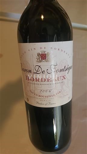 Burdeos Bordeaux Baron de Fontségur Bordeaux 2006
