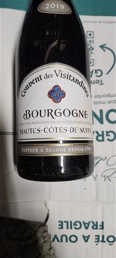 Vin Rouge sec Couvent des Visitandines 2019 France Bourgogne AOC