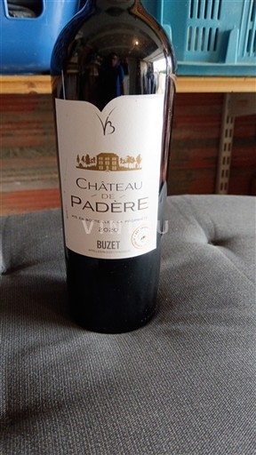 Sudoeste Buzet Château Padere 2020