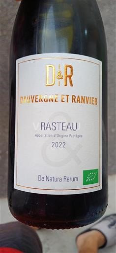 Vallée du Rhône Rasteau Dauvergne et Ranvier De Natura Rerum 2022