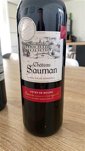 Bordeaux Côtes-de-Bourg Château Sauman Tradition 2016