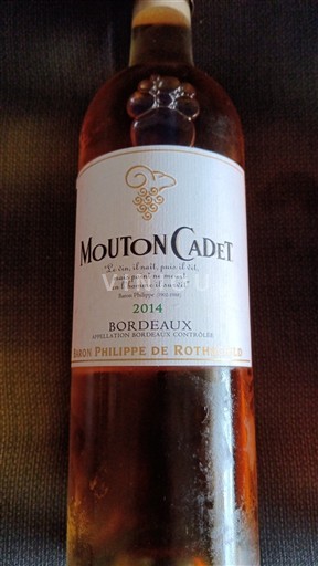 Burdeos Bordeaux Baron Philippe de Rothschild Mouton Cadet 2014