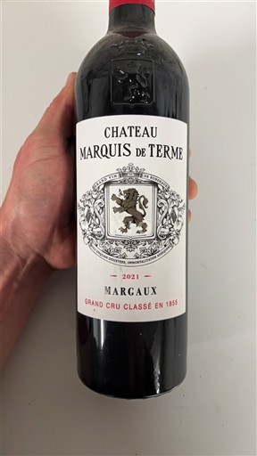 Bordeaux Margaux Grand Cru Château Marquis de Terme 2021