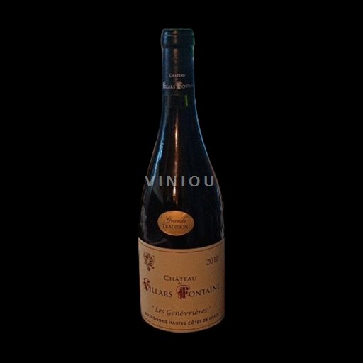 Borgoña Hautes Côtes de Nuits Château Villars Fontaine Les genevrieres 2010