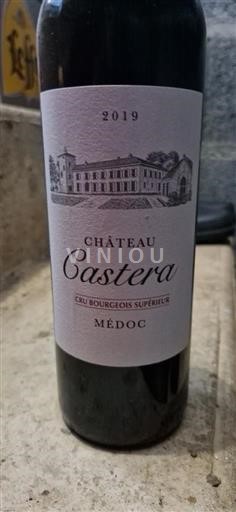 Bordeaux Médoc Cru Bourgeois Supérieur Château Castera 2019