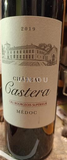 Bordeaux Médoc Cru Bourgeois Supérieur Château Castera 2019