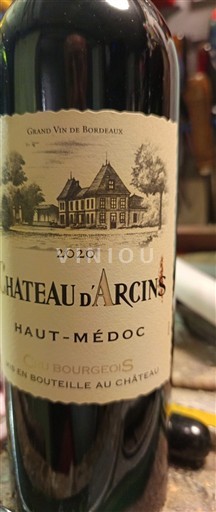 Bordeaux Haut-Médoc Cru Bourgeois Château Arcins 2020