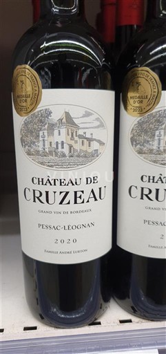 Burdeos Pessac-Léognan Château Cruzeau 2020