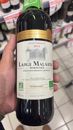 Bordeaux Large Malartic 2022