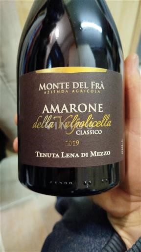 Vin Rouge sec Tenuta Lena di Mezzo Monte Del Frà 2019 Italie Vénétie Amarone della Valpolicella DOCG