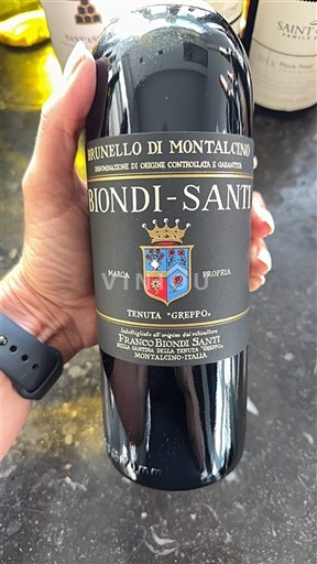 Tuscan Wines Brunello di Montalcino Biondi-Santi Tenuta Greppo Non-Vintage