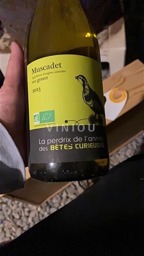 Loire Valley Muscadet La Perdrix de l'Année des Bêtes Curieuses 2013