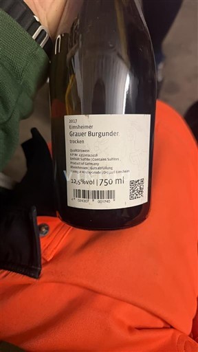 Baden Niet gespecificeerd Grauer Burgunder 2017