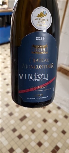 Valle del Loira Vouvray Château Moncontour Prédilection 2022
