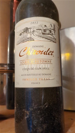 Sud-Ovest Côtes de Gascogne Domaine Chiroulet Soleil d'Automne 2012