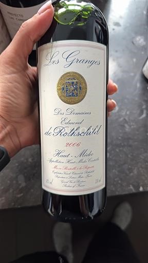 Bordeaux Haut-Médoc Edmond de Rothschild Les Granges 2006
