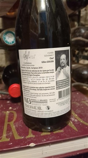 Linguadoca Corbières Les Vignerons du Sommiérois Gourmet Chef Gilles Goujon 2019