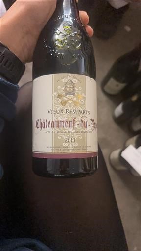 Rona dolina Châteauneuf-du-Pape Vieux Remparts 2011
