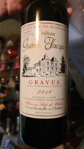 Bordeaux Graves Château Guerin-Jacquet 2016