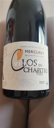 Burgundsko Mercurey Premier Cru Clos du Chapitre 2020