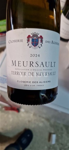Bourgondië Meursault Closerie des Alisiers Terroir de Meursault 2024