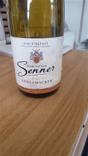 Alsace Jean Victor Senner Edelzwicker Không niên vụ