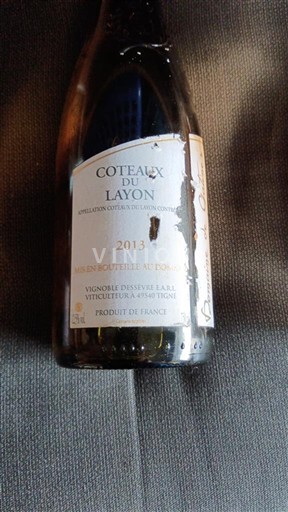 Loire-dalen Coteaux-du-layon Vignoble Desveaux 2013
