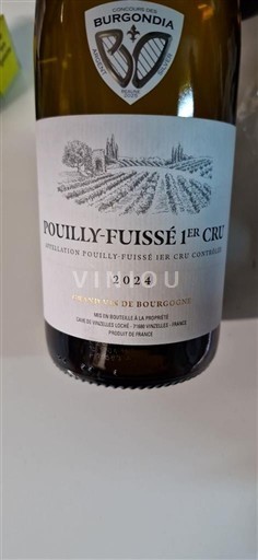 Burgundsko Pouilly-fuissé Premier Cru Bourgondia 2024