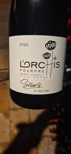 Languedoc Saint-Chinian Sirius L'Orchis Pourpre 2022