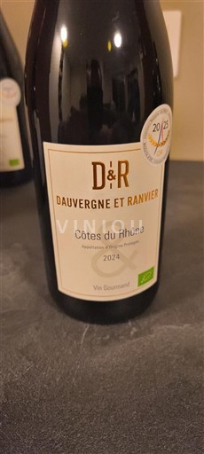 Vallée du Rhône Côtes-du-rhône Dauvergne et Ranvier 2024