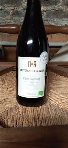 Rhônen laakso Côtes-du-rhône Dauvergne et Ranvier 2024