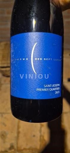 Rhône-dalen Saint-Joseph Ferme des Sept Lunes Premier Quartier 2023