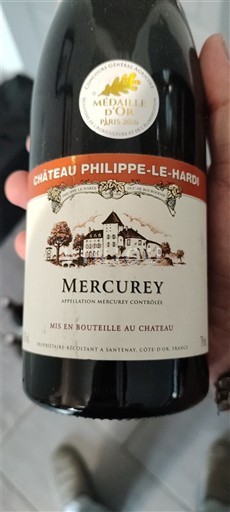 Burgundi Mercurey Château Philippe-Le-Hardi Ei vuosikertaa