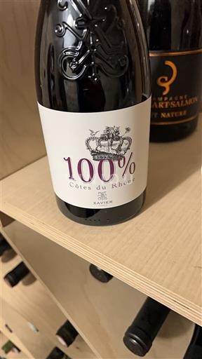 Rhônen laakso Côtes-du-rhône Xavier 100% Ei vuosikertaa