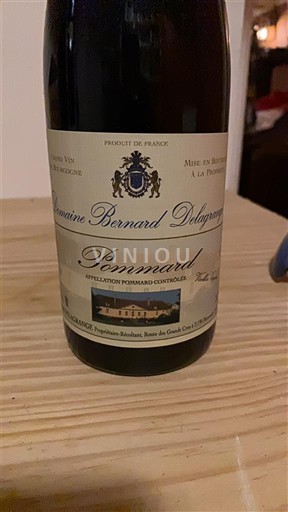 Borgonha Pommard Domaine Bernard Delagrange Não Sazonado
