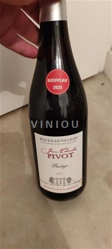 Beaujolais Beaujolais Villages Jean-Claude Pivot Prestige 2021