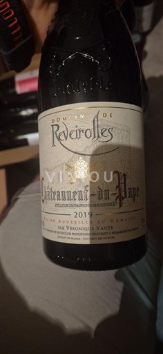 Vallée du Rhône Châteauneuf-du-pape Domaine Reverolles 2019