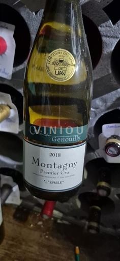 Bourgondië Montagny Premier Cru Cave de Genouilly L'Épaule 2018