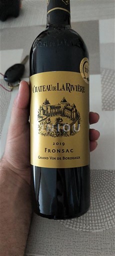 Bordeaux Fronsac Château La Rivière 2019