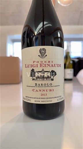Piemonte Barolo Poderi Luigi Einaudi Cannubi 2013