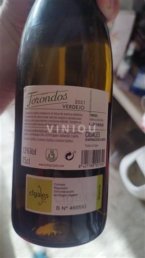 Castilien og León Cigales Torondos 2021