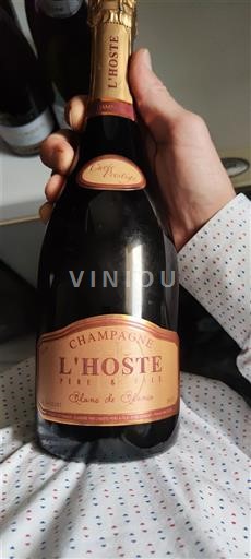 Champaña Champán L'Hoste Blanc de Blancs 2017